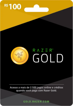 Razer Gold Direct Top-Up R$100,00