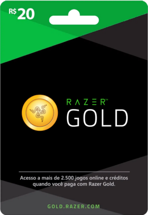 Razer Gold Direct Top-Up R$20,00