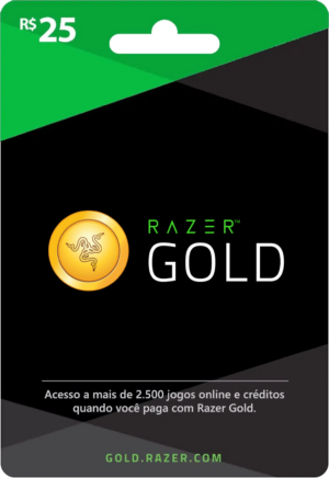 Razer Gold Direct Top-Up R$25,00