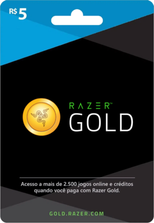 Razer Gold Direct Top-Up R$5,00