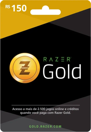 Razer Gold Direct Top-Up R$150,00