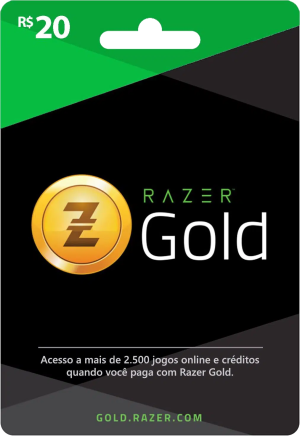 Razer Gold Direct Top-Up R$20,00
