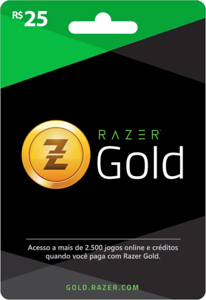 Razer Gold Direct Top-Up R$25,00