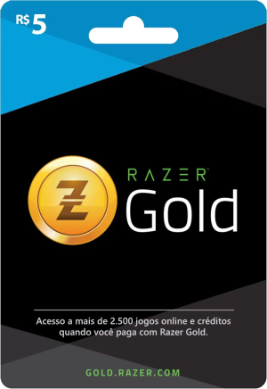 Razer Gold Direct Top-Up R$5,00