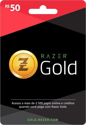 Razer Gold Direct Top-Up R$50,00